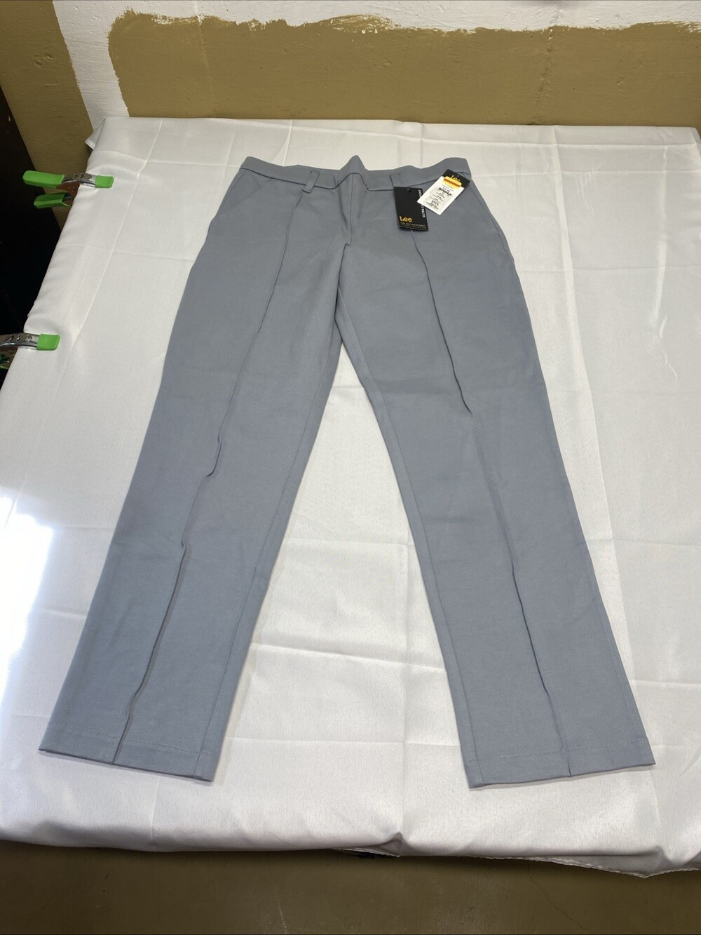 NWT Lee Dress Pants Size 14 Light Grey “ the any wear pants”! Straight leg! New